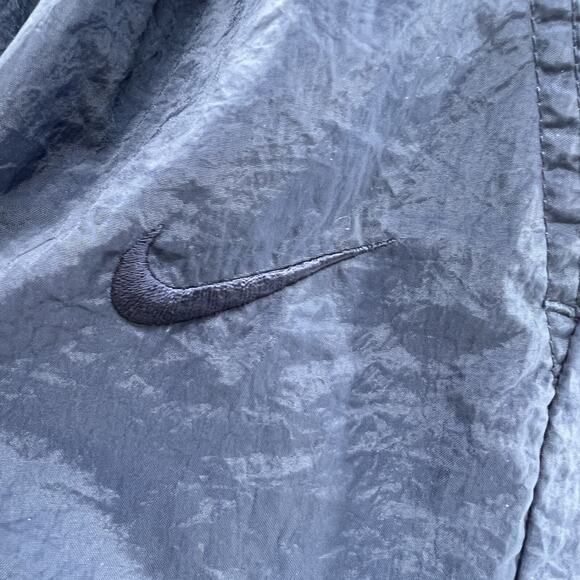 Vintage‎ Nike Windbreaker Pants Men XL Navy Zip Ankle Jogger White Tag 90s Y2K - Picture 4 of 9